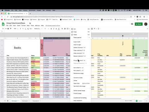 Grouped Rows & Columns Practice Kit — image 1 from the video walkthrough