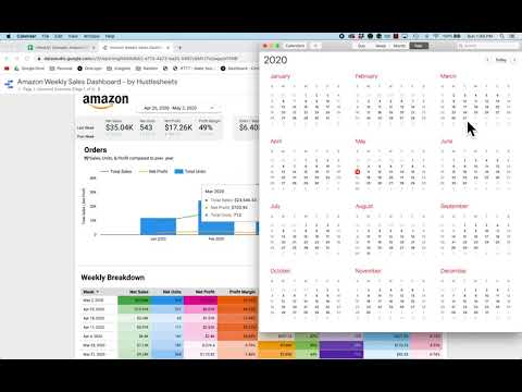 Amazon FBA Sales & Profit Dashboard — image 2 from the video walkthrough