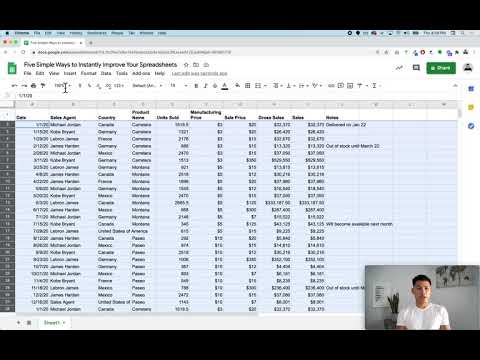 Spreadsheet Improvement Kit — image 1 from the video walkthrough