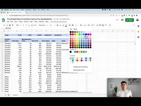 Spreadsheet Improvement Kit — image 2 from the video walkthrough