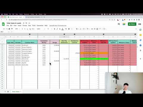 Solar Sales & Commission Dashboard — image 3 from the video walkthrough