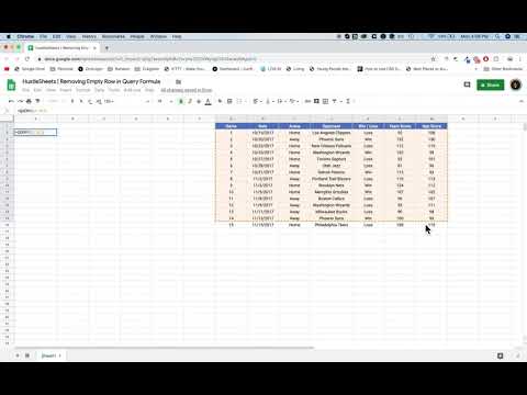 QUERY Empty Row Cleanup Kit — image 1 from the video walkthrough