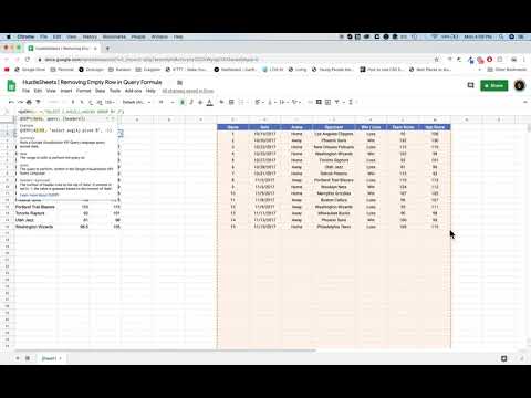 QUERY Empty Row Cleanup Kit — image 2 from the video walkthrough
