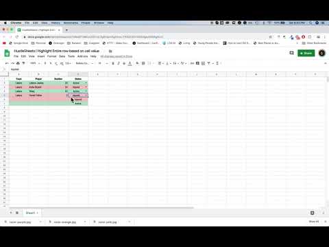 Conditional Formatting Row Highlight Kit — image 3 from the video walkthrough