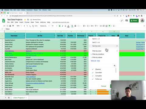 Google Sheets Filter Practice Kit — image 2 from the video walkthrough