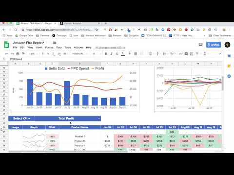 Amazon FBA 2018 Dashboard Companion — image 1 from the video walkthrough