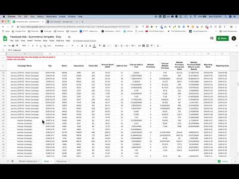 Facebook Ads Ecommerce Dashboard — image 3 from the video walkthrough
