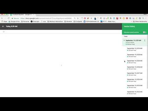 Football Squares Spreadsheet — image 3 from the video walkthrough