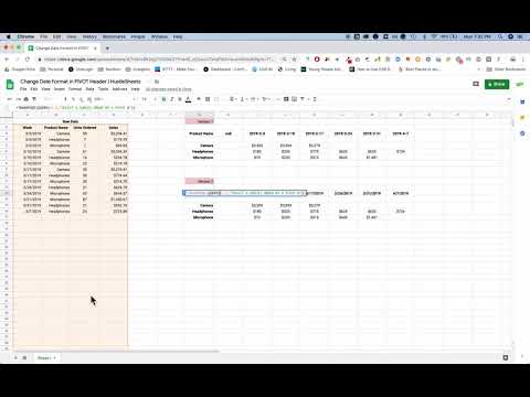 QUERY Pivot Date Formatting Kit — image 3 from the video walkthrough