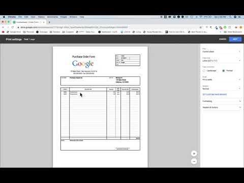 Purchase Order Form Template — image 3 from the video walkthrough