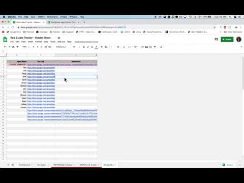 Real Estate Agent Performance Tracker — image 1 from the video walkthrough