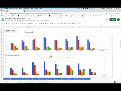 Real Estate Agent Performance Tracker — image 2 from the video walkthrough
