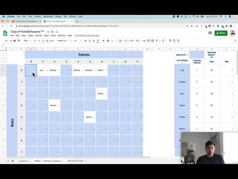 Football Squares Game Kit — image 2 from the video walkthrough