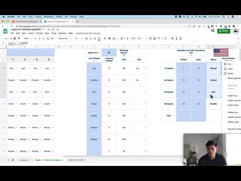 Football Squares Game Kit — image 3 from the video walkthrough